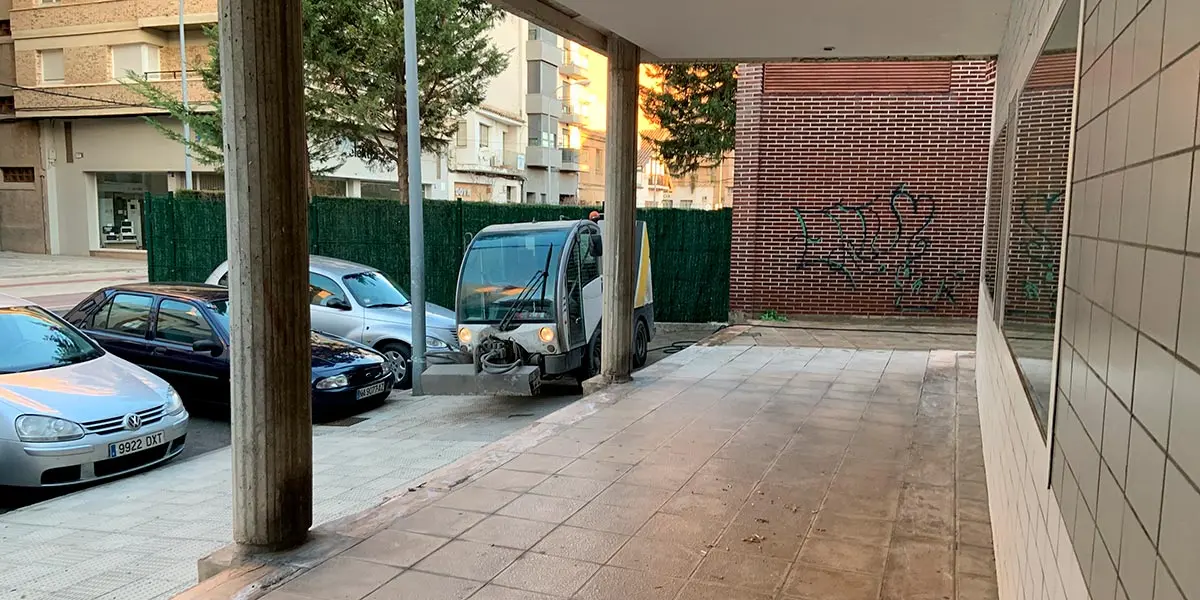 Limpieza de la calle al d&iacute;a siguiente 1