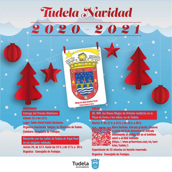 Agenda de Navidad 2020 en Tudela