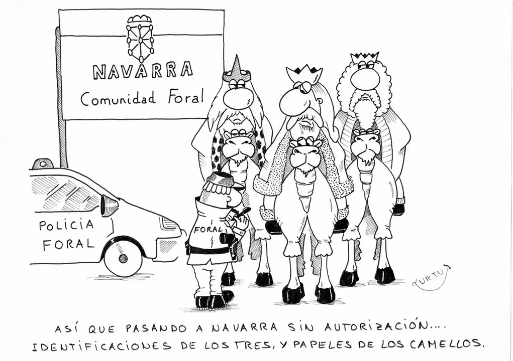 Reyes Magos en la frontera