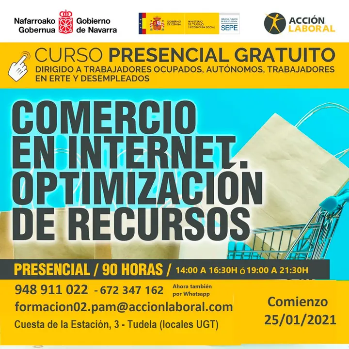 Curso gratuito &lsquo;Comercio en Internet. Optimizaci&oacute;n de recursos&rsquo;