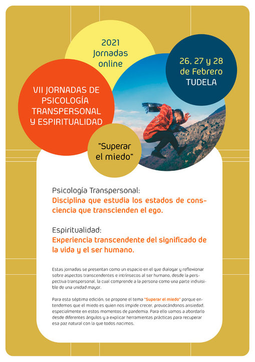 VII Jornadas de psicología transpersonal y espiritualidad 2021 en Tudela