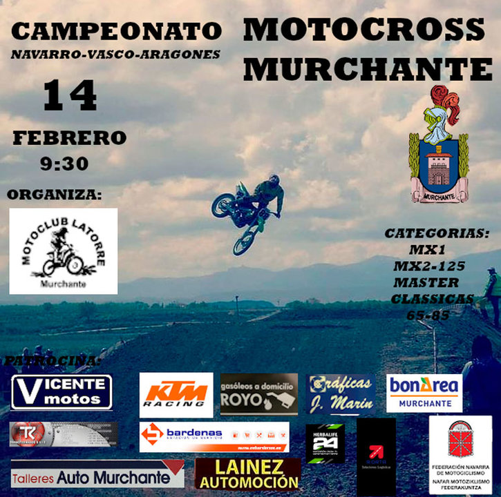 Campeonato de motocross en Murchante