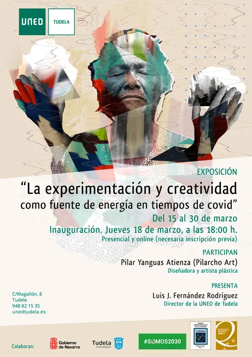 Exposici&oacute;n en Tudela &lsquo;La experimentaci&oacute;n y creatividad como fuente de energ&iacute;a en tiempos de covid&rsquo; de Pilarcho Art