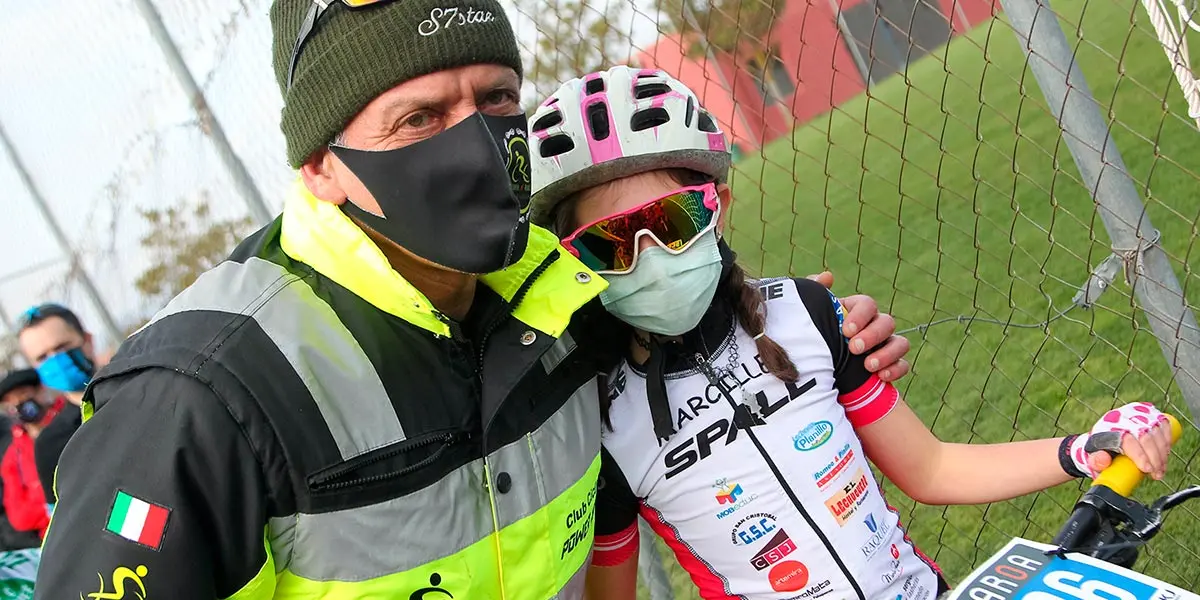 Ane antes de empezar la carrera