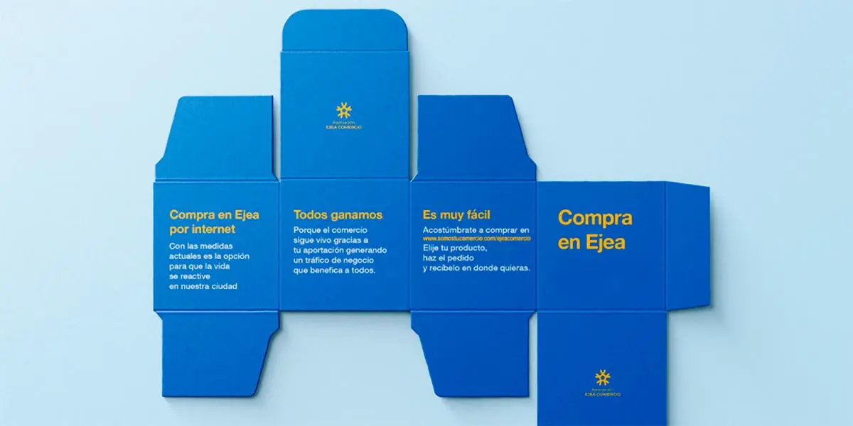Ejea comercio, tu comercio de siempre. Ahora tambi&eacute;n online packaging