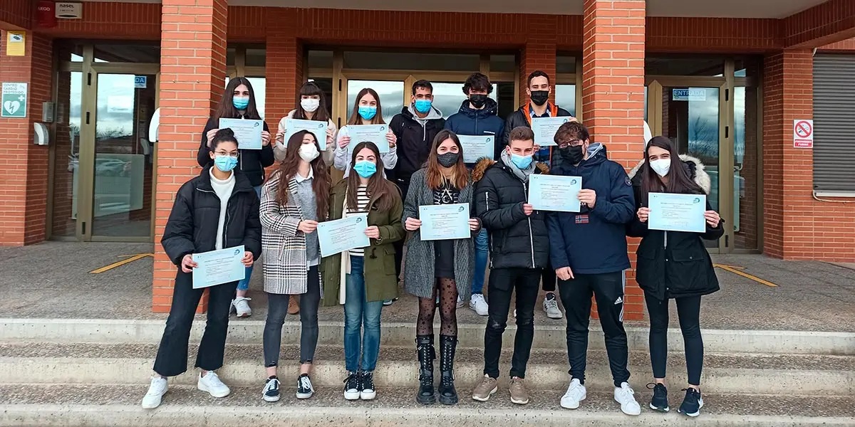 IES Valle del Ebro Marie Curie y diplomas DELF