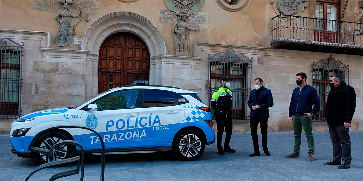 Nuevo coche de Polic&iacute;a Local de Tarazona