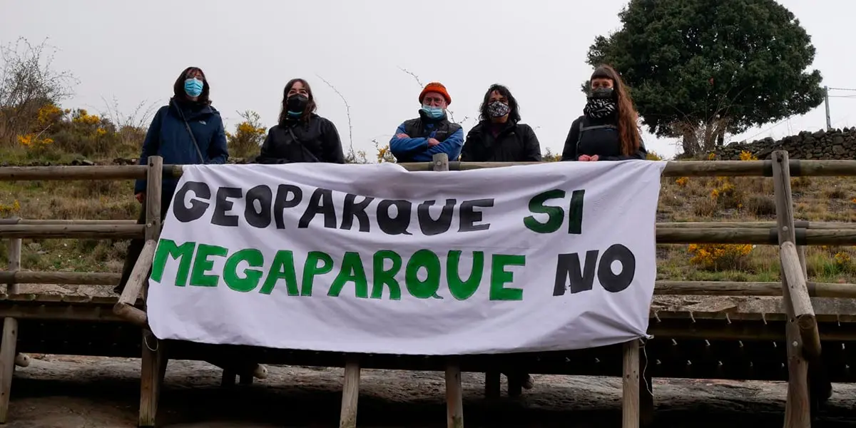 Acci&oacute;n divultativa &lsquo;Geoparque, s&iacute;; Megaparque, no&rsquo; 3
