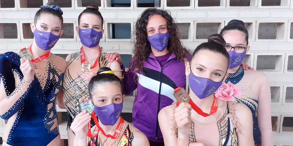 Cinco medallas para el Club R&iacute;tmica Murchante 2
