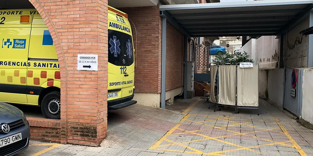 Pruebas PCR en el Centro de Salud de Alfaro