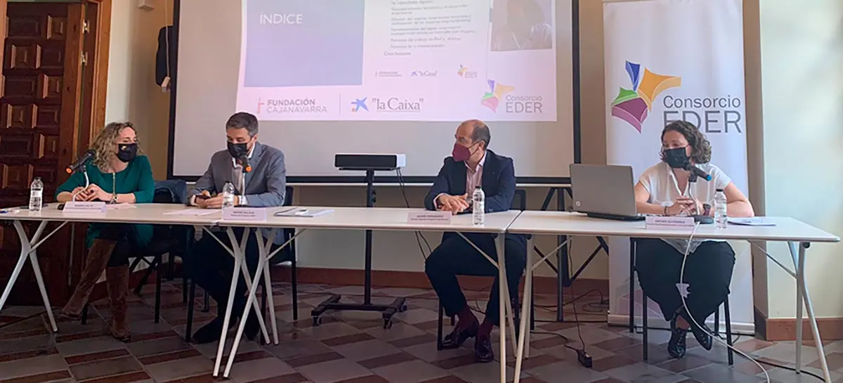La presentaci&oacute;n de resultados del Proyecto Innovasocial de apoyo a la mujer emprendedora en la Ribera de Navarra que tuvo lugar este mi&eacute;rcoles en la Casa del Reloj de Tudela