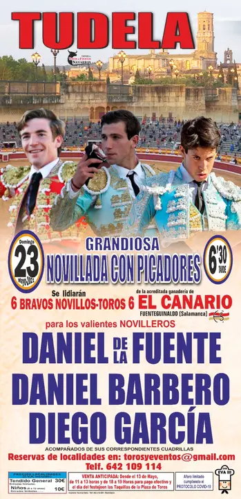 Novillada con picadores en Tudela