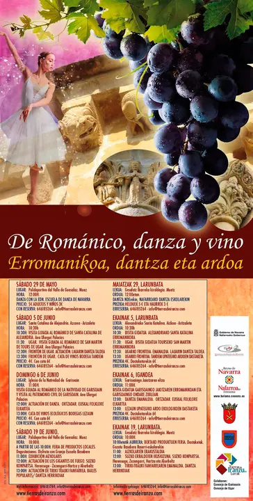 De rom&aacute;nico danza y vino en Tierras de Iranzu