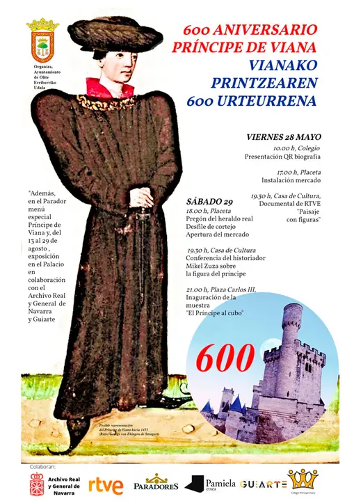 Celebraci&oacute;n en Olite del 600 Aniversario del Pr&iacute;ncipe de Viana