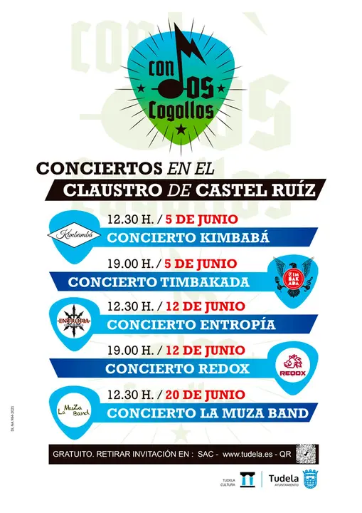 Festival de m&uacute;sica con grupos locales &lsquo;Con dos Cogollos&rsquo; 2021