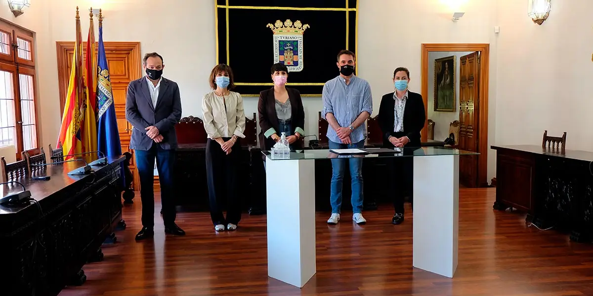Los Grupos Municipales de Tarazona firman un protocolo de intenciones para actuaciones en el Conjunto Hist&oacute;rico de la ciudad 