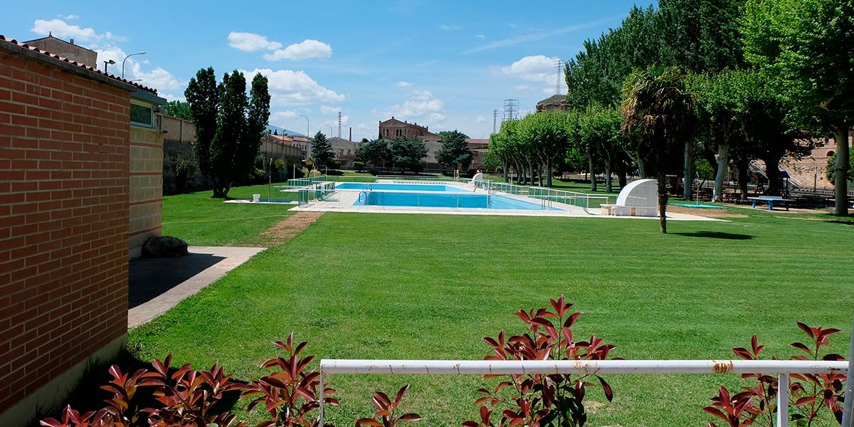 Las piscinas municipales 'La Glorieta' de Tarazona