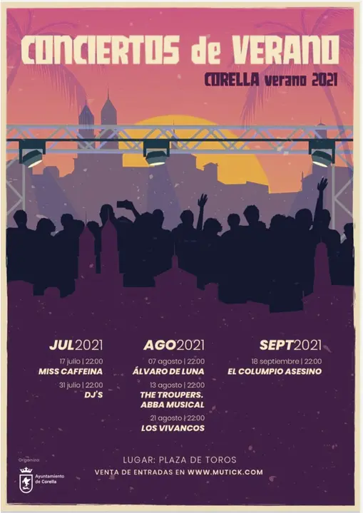 Conciertos de verano 2021 en Corella