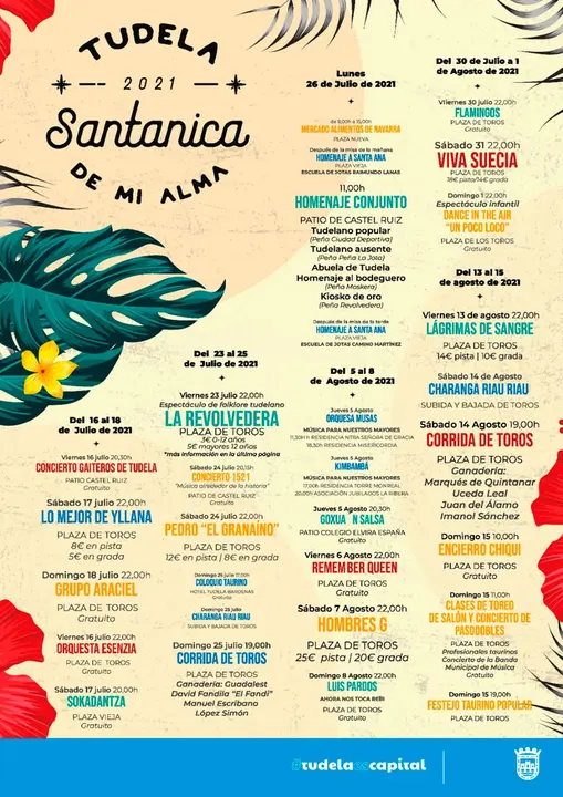 Santanica de mi alma 2021 en Tudela