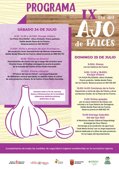 IX D&iacute;a del Ajo de Falces 2021