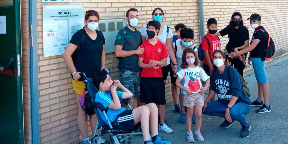 Visita de AMIMET al Centro de Interpretaci&oacute;n de la Huerta