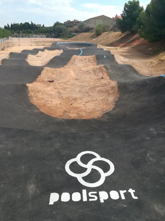 Foto del circuito pumptrack de Murchante