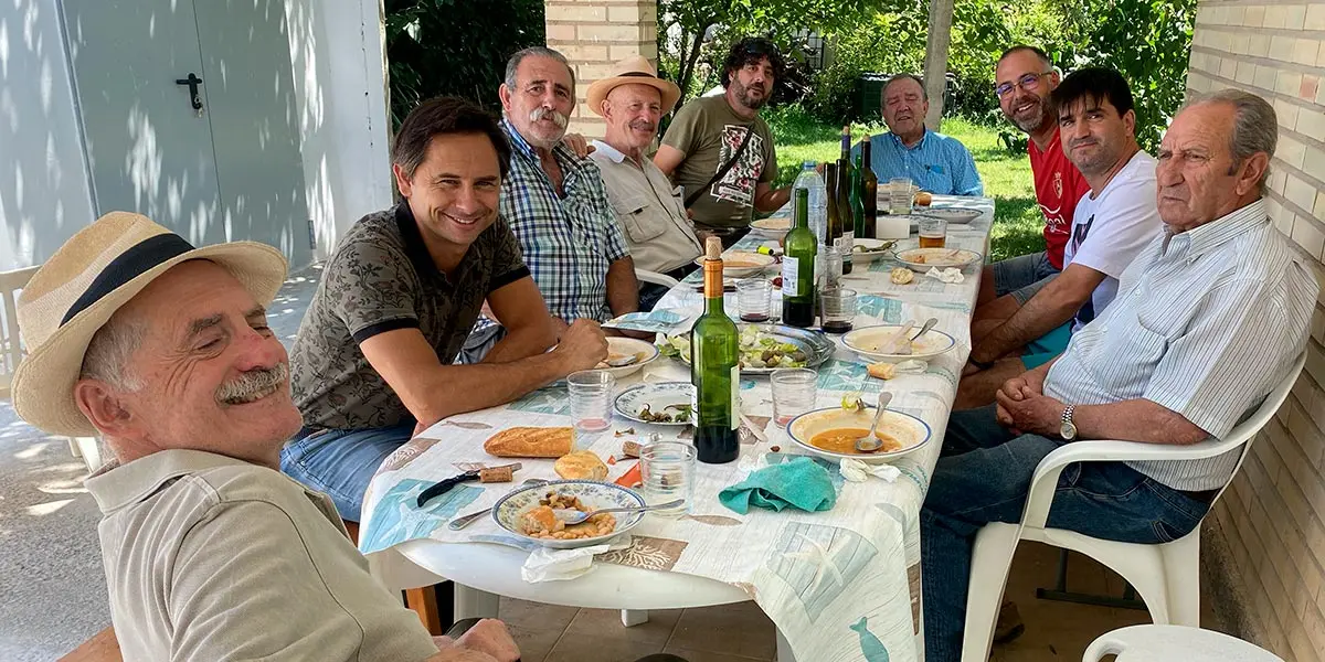Cazadores de Tudela en su reuni&oacute;n antes de la temporada