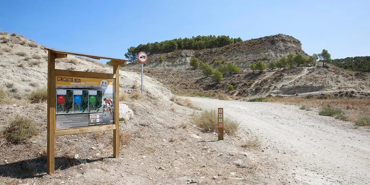 Los trazados del circuito parten de la explanada de la Cooperativa, junto al punto limpio y transcurren por el t&eacute;rmino del com&uacute;n