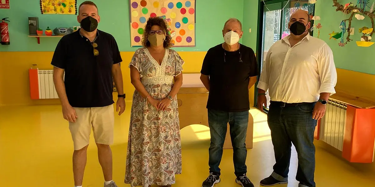 Alberto Amigot (concejal Urbanismo), M&ordf; Carmen Segura (alcaldesa), Francisco Fern&aacute;ndez (concejal), Jos&eacute; Carlos Ortega (Zuia Ingenier&iacute;a)