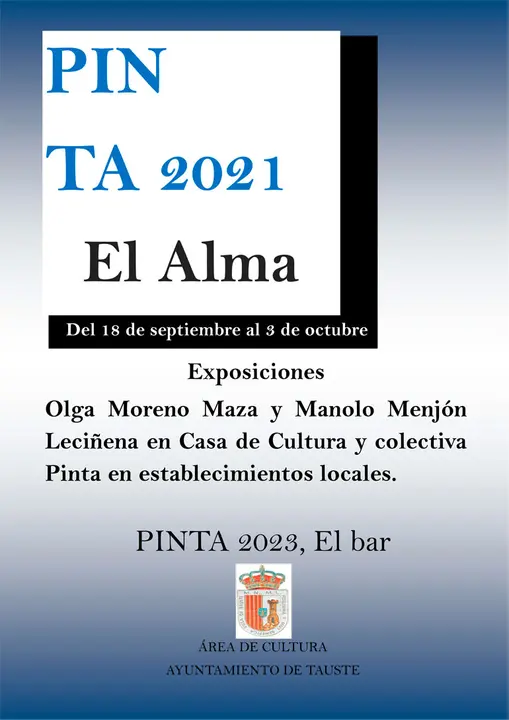Muestra bienal de arte Pinta 2021 en Tauste &lsquo;El Alma&rsquo;