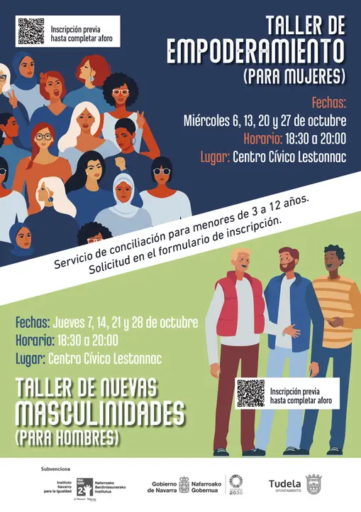 Taller en Tudela de Empoderamiento y de Nuevas Masculinidades 