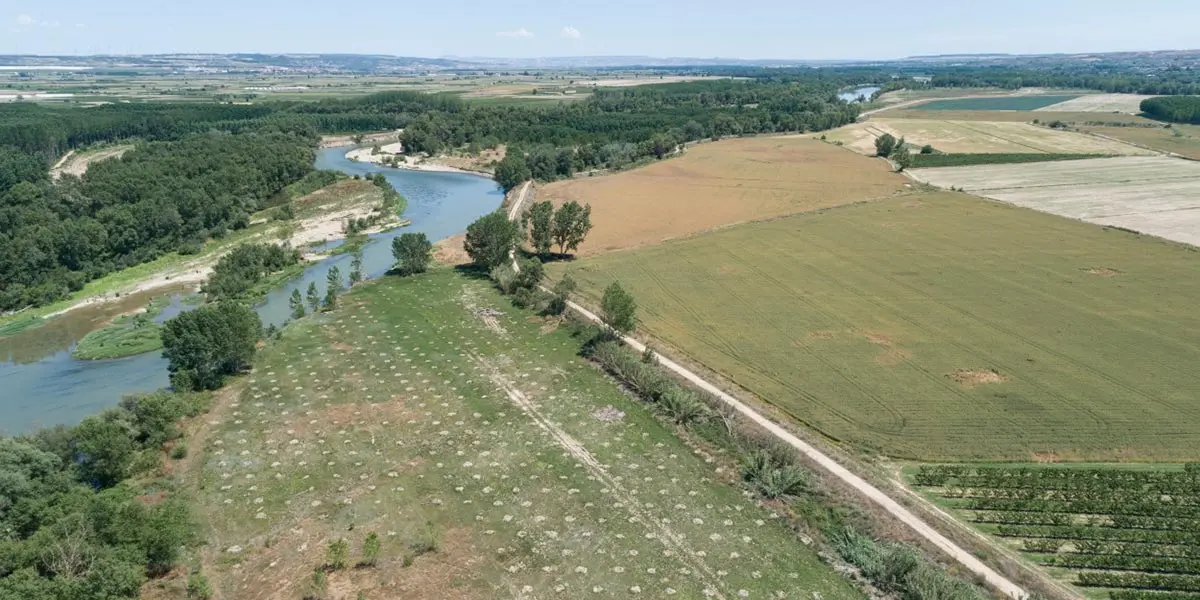 El paraje El Ortigoso de Milagro linda con Alfaro