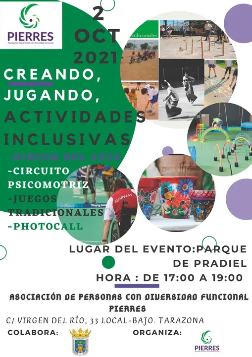 Actividades inclusivas en Tarazona &lsquo;Creando, Jugando&rsquo;