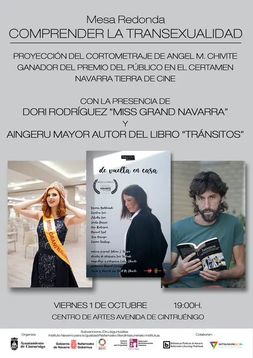 Mesa redonda en Cintru&eacute;nigo &lsquo;Comprender la transexualidad&rsquo;