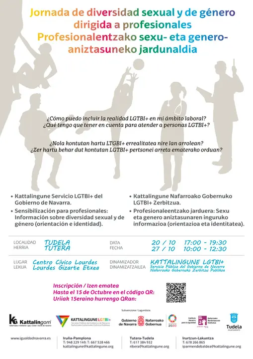 Jornada Informativa en Tudela sobre diversidad sexual y de g&eacute;nero dirigida a profesionales