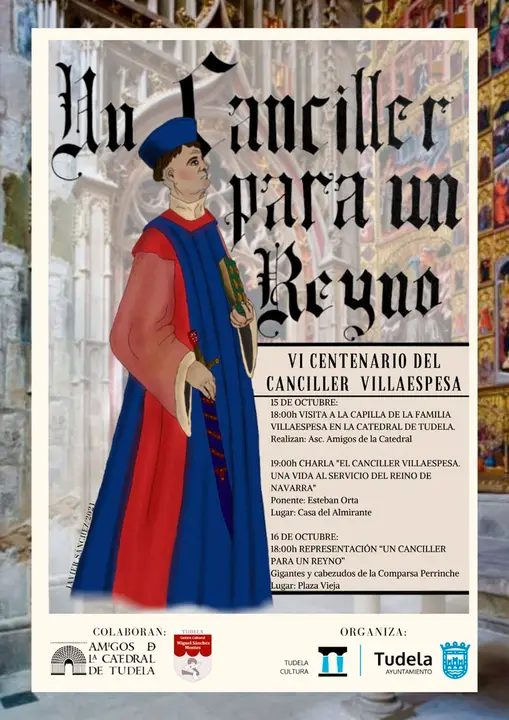 Celebraci&oacute;n en Tudela del VI Centenario del Canciller Villaespesa &lsquo;Un Canciller para un Reyno&rsquo;