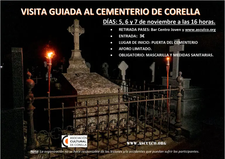 Visita guiada al cementerio de Corella