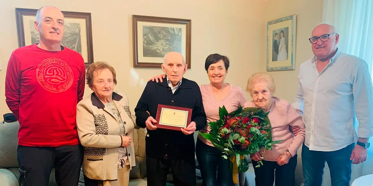 El murchantino Jos&eacute; Sebasti&aacute;n Ucha cumple 100 a&ntilde;os 1