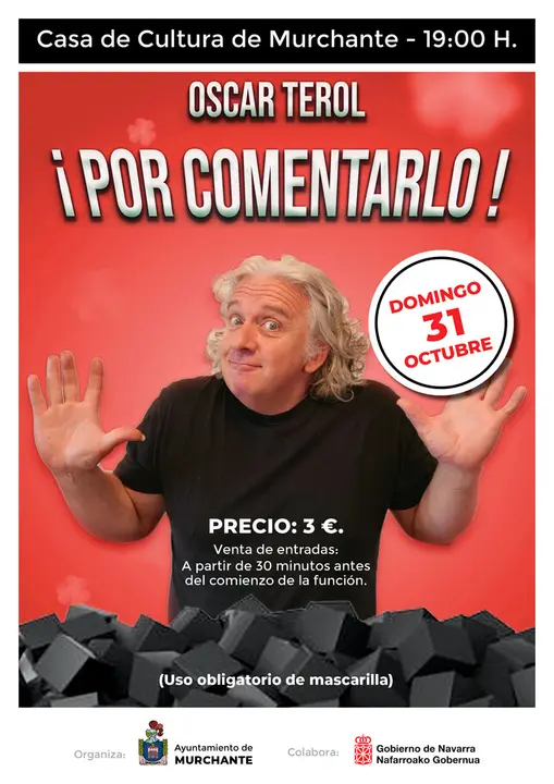 Mon&oacute;logos en Murchante &lsquo;&iexcl;Por comentarlo!&rsquo; con &Oacute;scar Terol