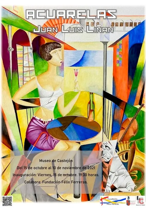 Exposici&oacute;n en Castej&oacute;n de acuarelas de Juan Luis Li&ntilde;&aacute;n