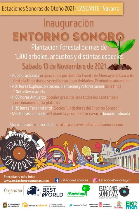 Inauguraci&oacute;n en Cascante de Entorno Sonoro