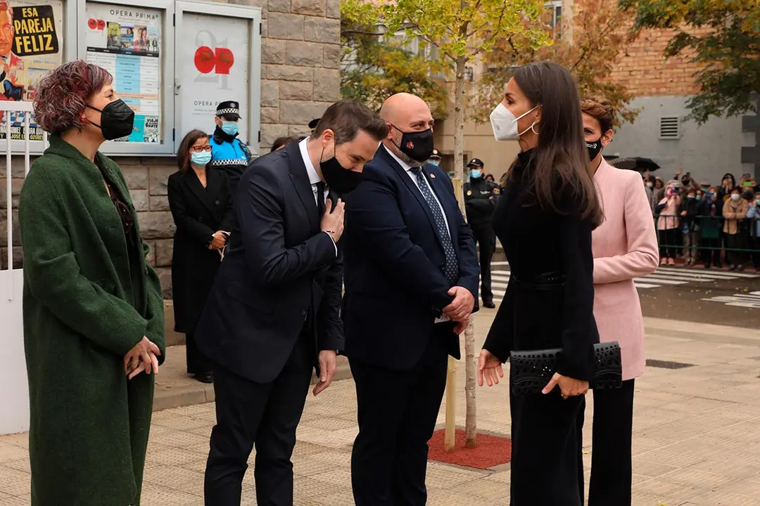 Visita de la Reina Do&ntilde;a Letizia al &Oacute;pera Prima de Tudela 7