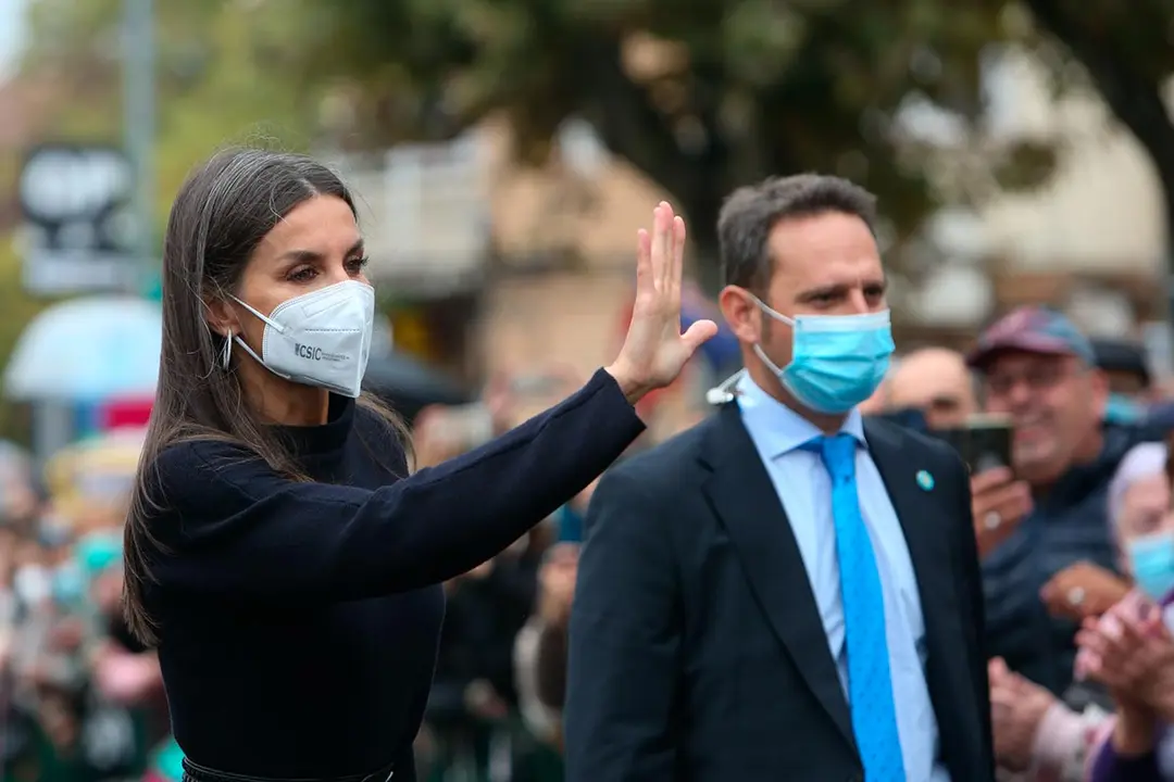 Visita de la Reina Do&ntilde;a Letizia al &Oacute;pera Prima de Tudela 2