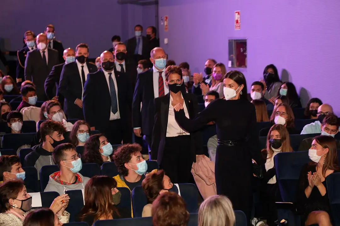 Visita de la Reina Do&ntilde;a Letizia al &Oacute;pera Prima de Tudela 18