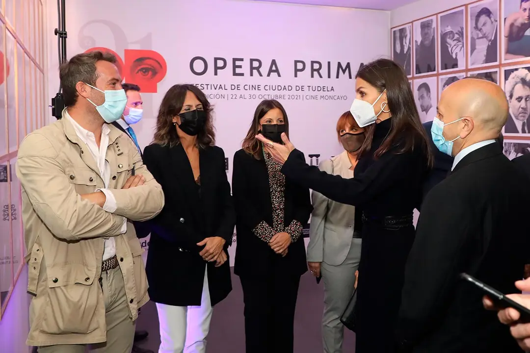 Visita de la Reina Do&ntilde;a Letizia al &Oacute;pera Prima de Tudela 16