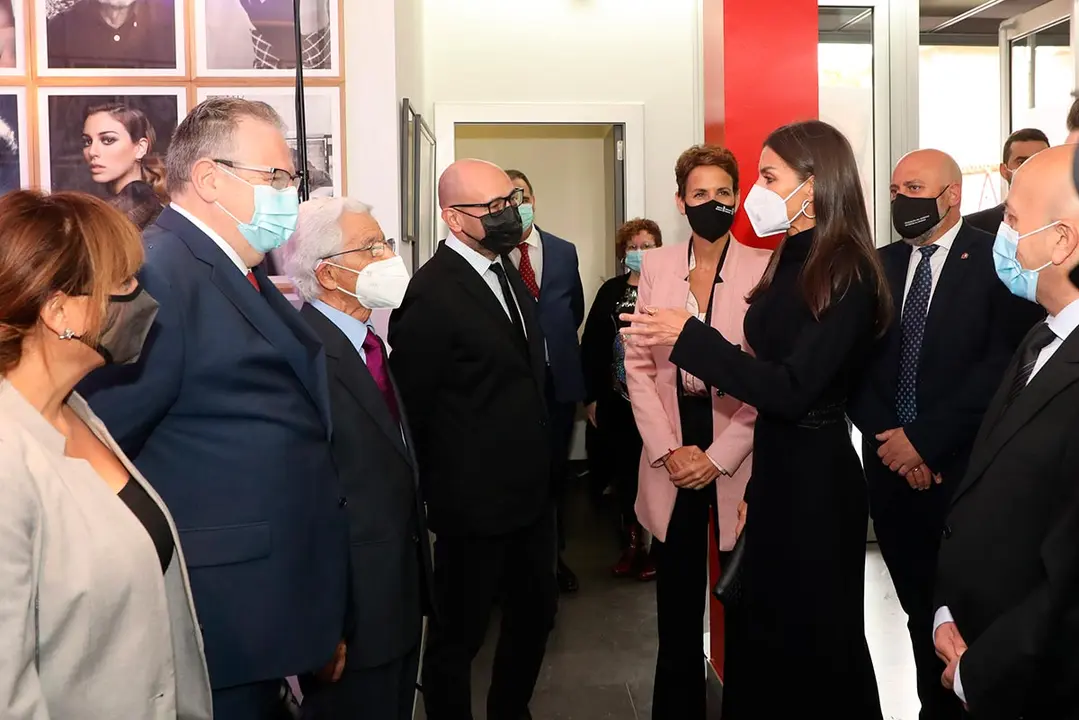 Visita de la Reina Do&ntilde;a Letizia al &Oacute;pera Prima de Tudela 14