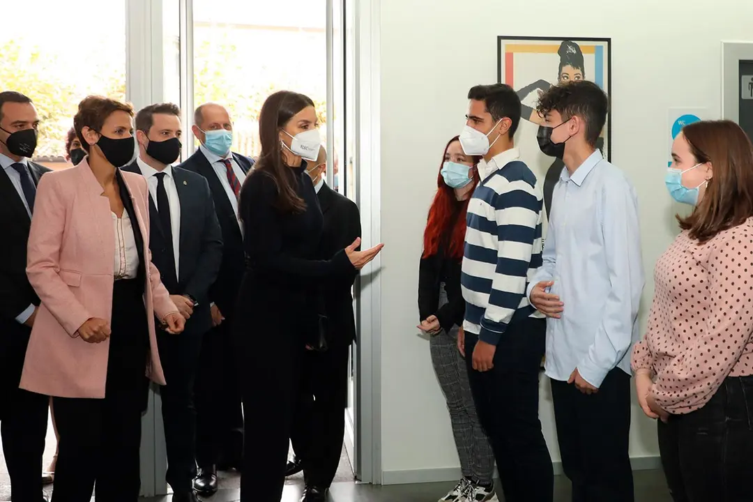 Visita de la Reina Do&ntilde;a Letizia al &Oacute;pera Prima de Tudela 12