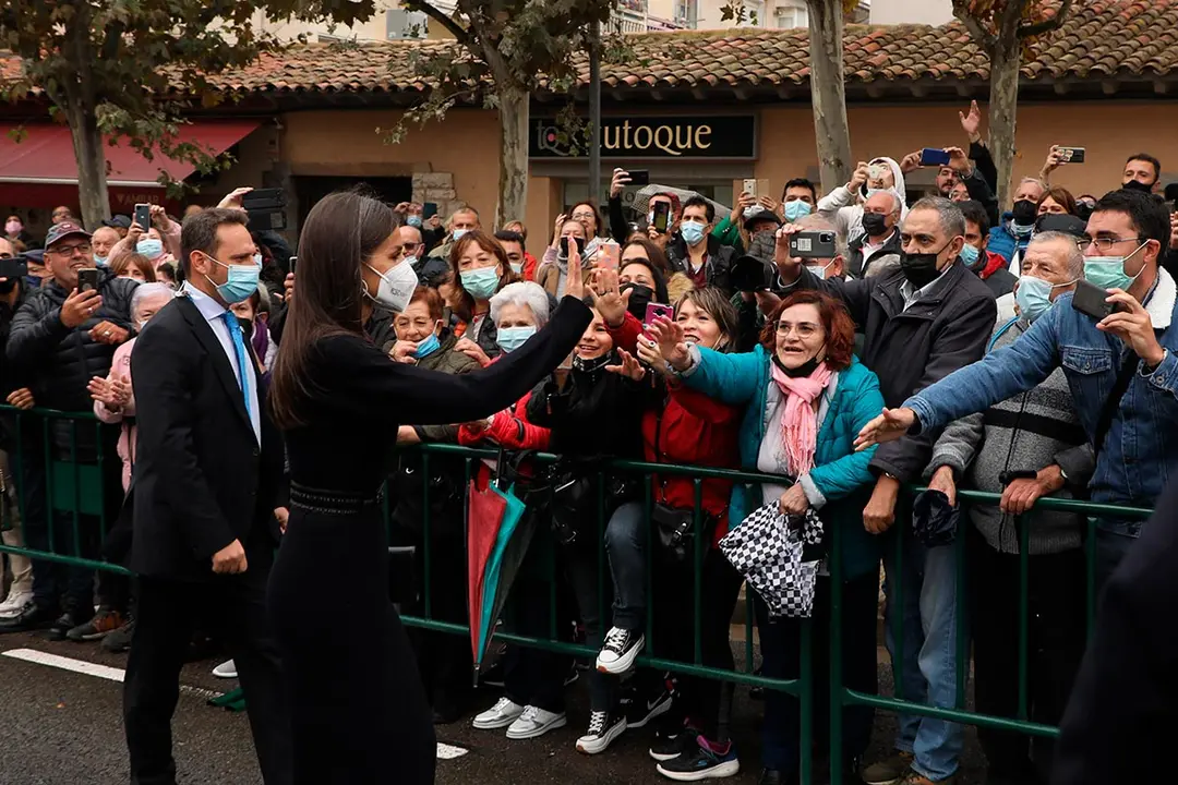 Visita de la Reina Do&ntilde;a Letizia al &Oacute;pera Prima de Tudela 10