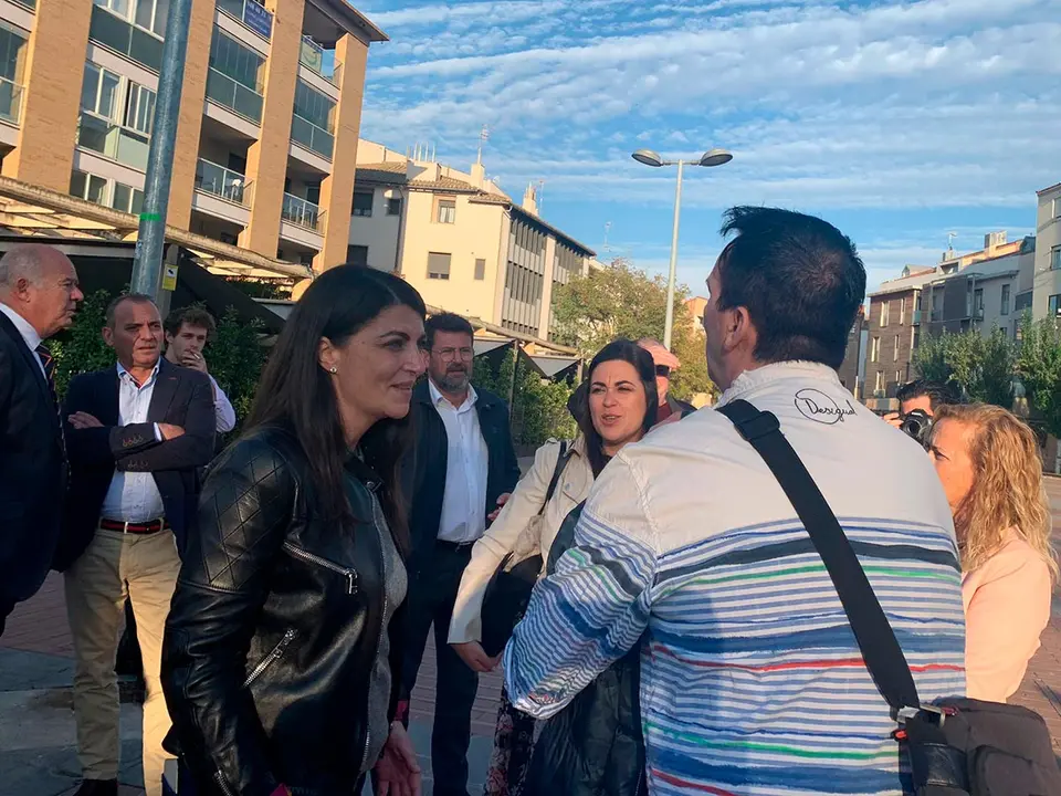 Visita de Macarena Olona (VOX) a Tudela 26