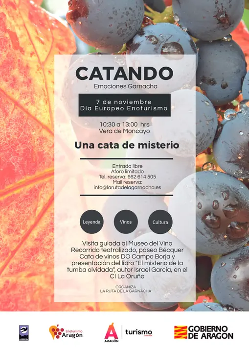Catando emociones Garnacha &rsquo;Una cata de misterio&rsquo; en Vera de Moncayo